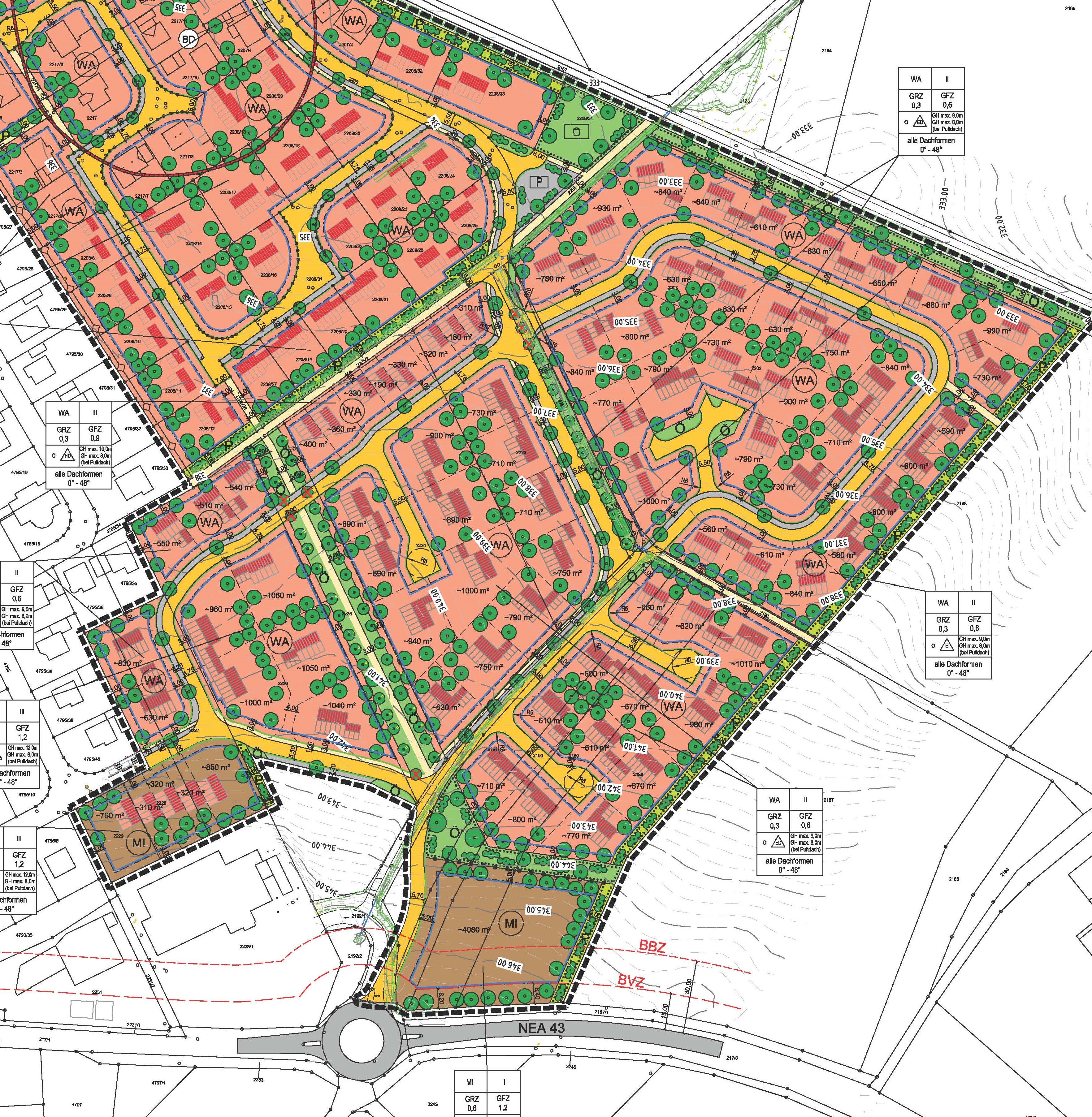 Entwurf B-Plan Gartenfeld-Ost III